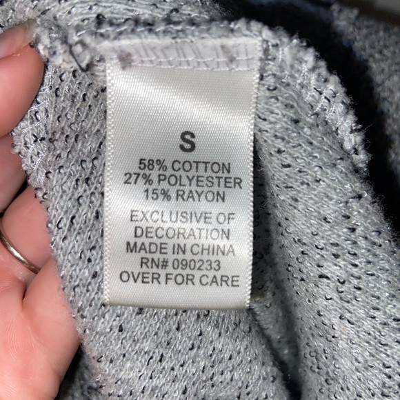 PACSUN Heather Gray Hoodie Small - Picture 4 of 4